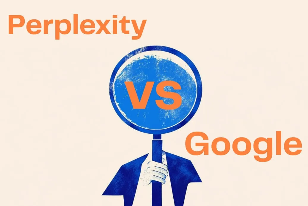 Titelbild: Perplexity vs. Google: Die Suchmaschine, die Google gerne wäre